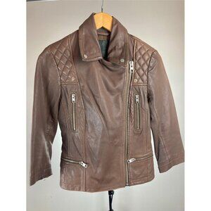AllSaints Limited Edition Leather Jacket 0